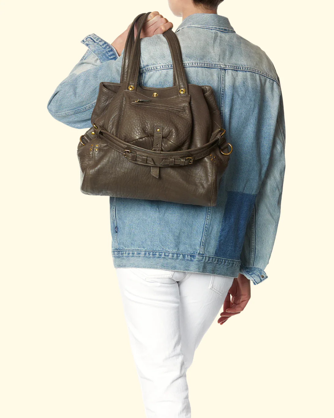 Billy M | Lambskin Kaki - Image 3