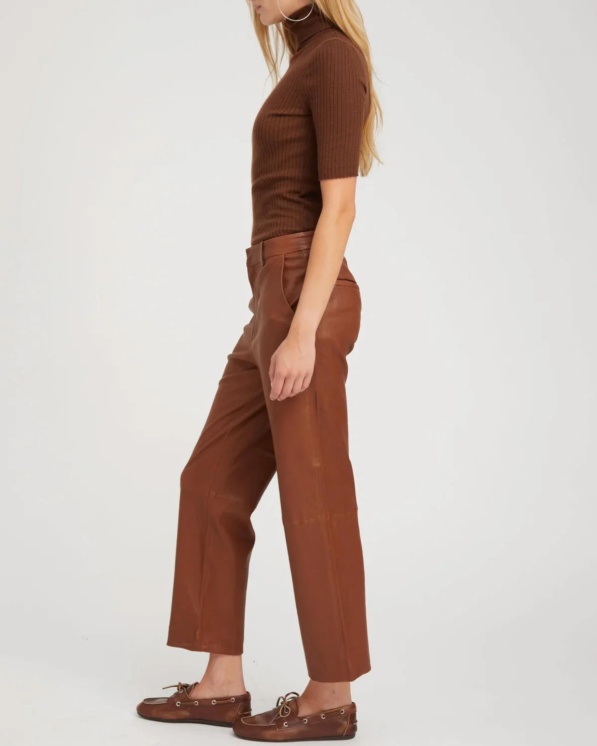 Cropped Baggy Lowrise Trousers | Acorn - Image 4