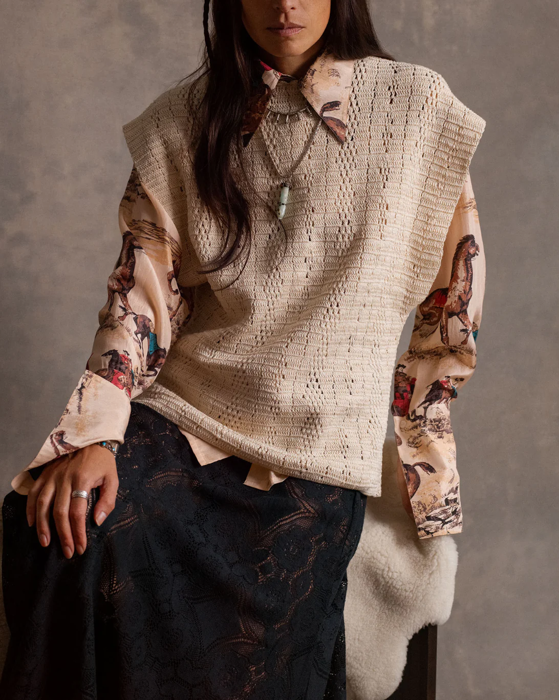 Dana Canyon Cowboy Silk Shirt | Nude Canyon - Image 4