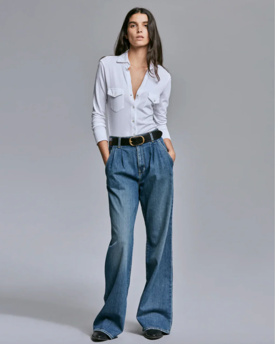 Flora Trouser Jean | Classic Wash - Image 6