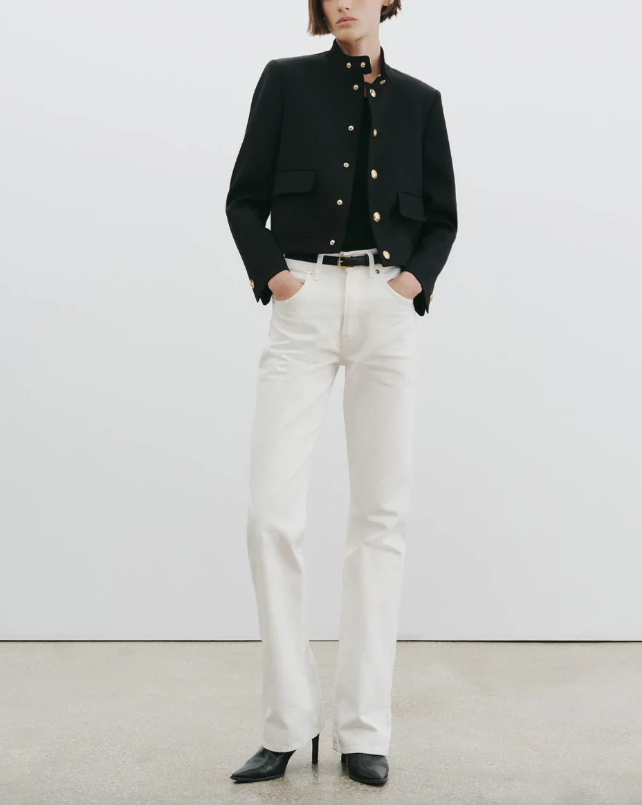 Hadley Cropped Jacket | Black - Image 3