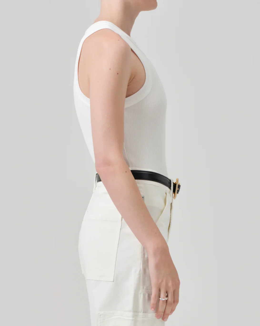 Isabel Rib Tank | Pashmina - Image 3