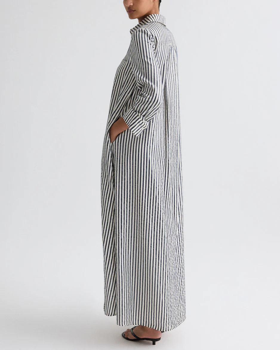 Jenny's Gown | Indigo/ White - Image 4