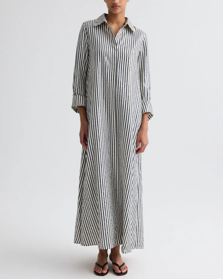 Jenny's Gown | Indigo/ White - Image 5