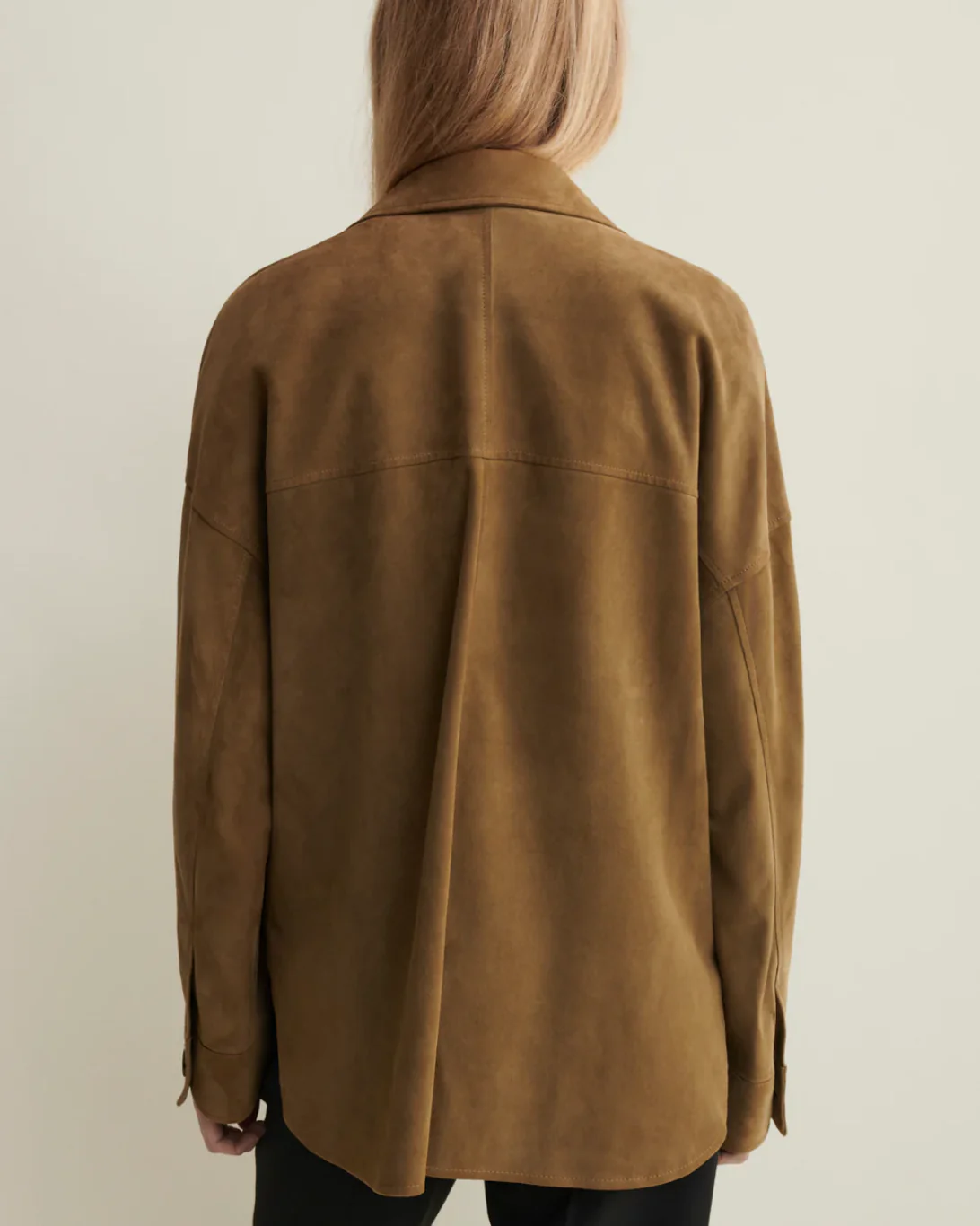 Kaylee Suede Jacket | Olive - Image 4