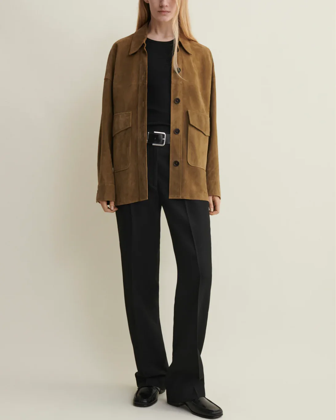 Kaylee Suede Jacket | Olive - Image 5