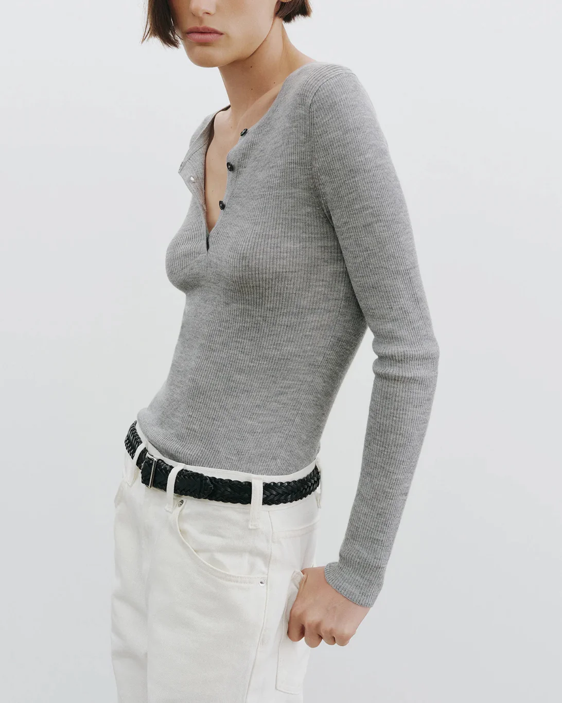 Klarise Sweater | Medium Grey - Image 3