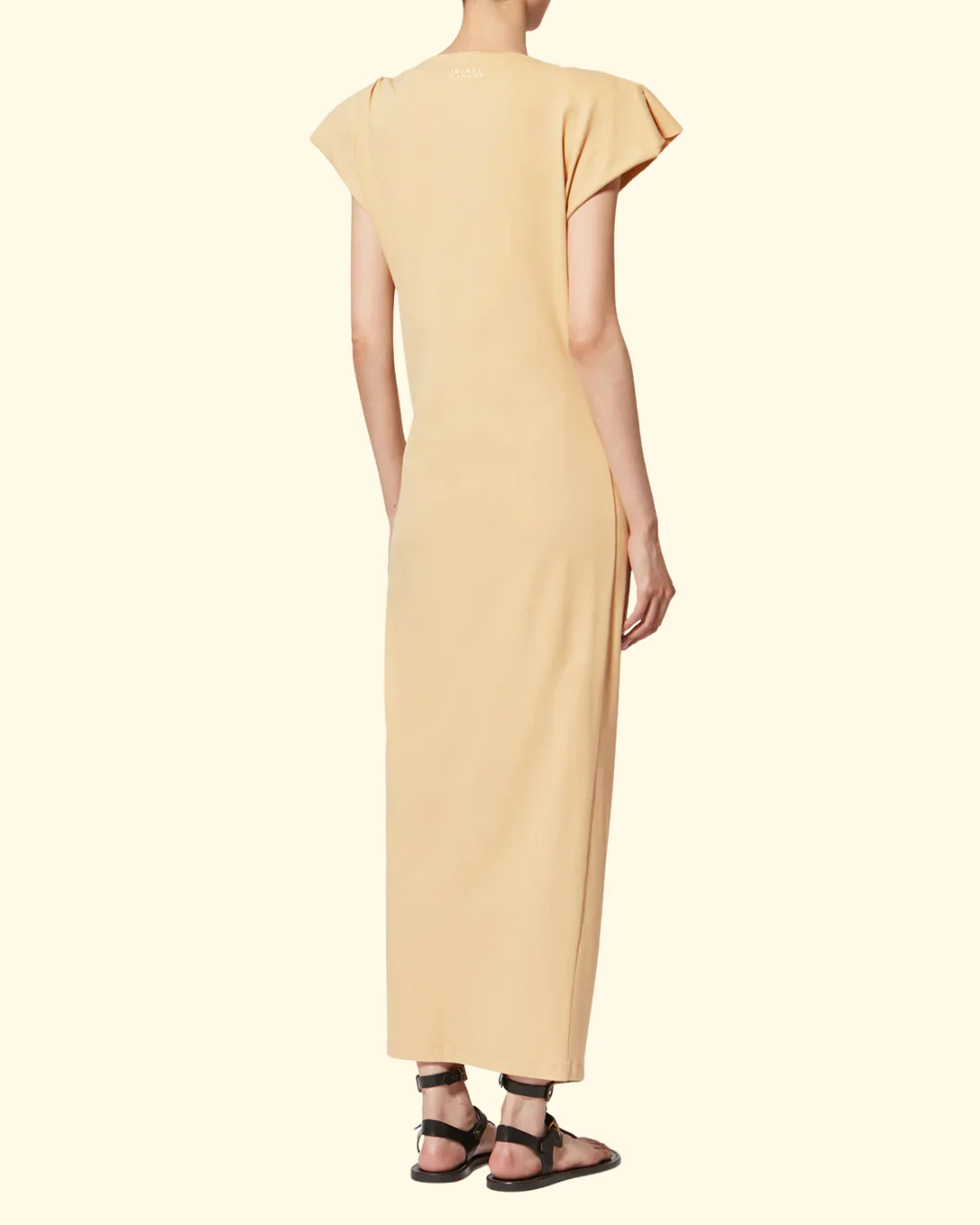 Nadela Dress | Dusky Yellow - Image 4