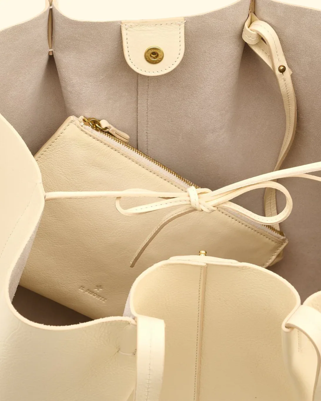 Nina Tote Bag | Bianco Latte - Image 3