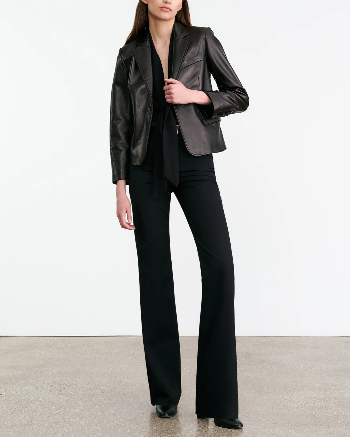 Pascale Leather Jacket | Black - Image 6