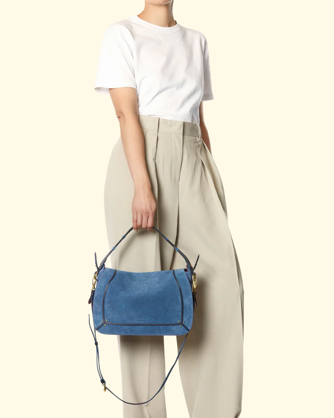 Pepito L | Split Suede Jeans - Image 5