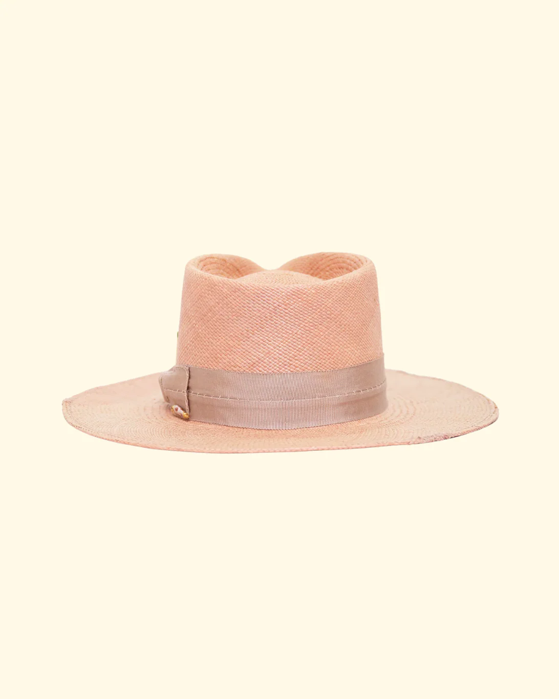 Sun Bleach Straw Hat | Dusty Rose - Image 3