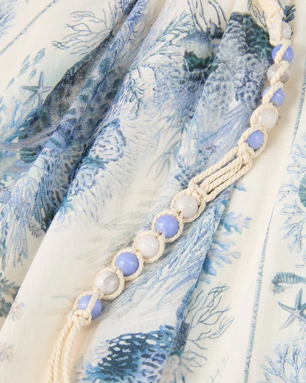 Wanderlust A-Line Maxi Skirt | Blue Toile - Image 5