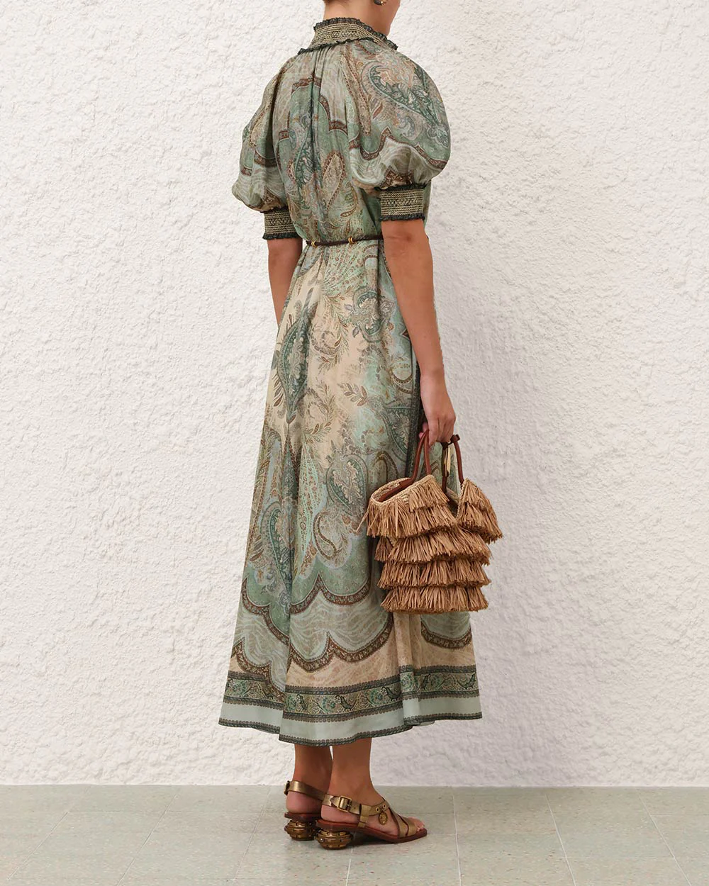 Wanderlust Billow Dress | Tapestry Teal - Image 4